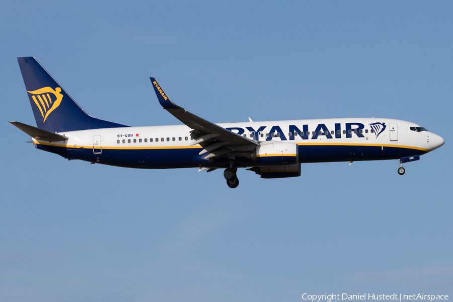 Malta Air (Ryanair) Boeing 737-8AS (9H-QBB) | Photo 529884