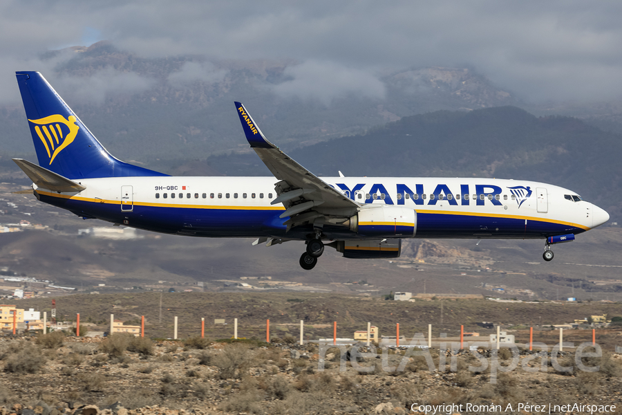 Malta Air (Ryanair) Boeing 737-8AS (9H-QBC) | Photo 479367