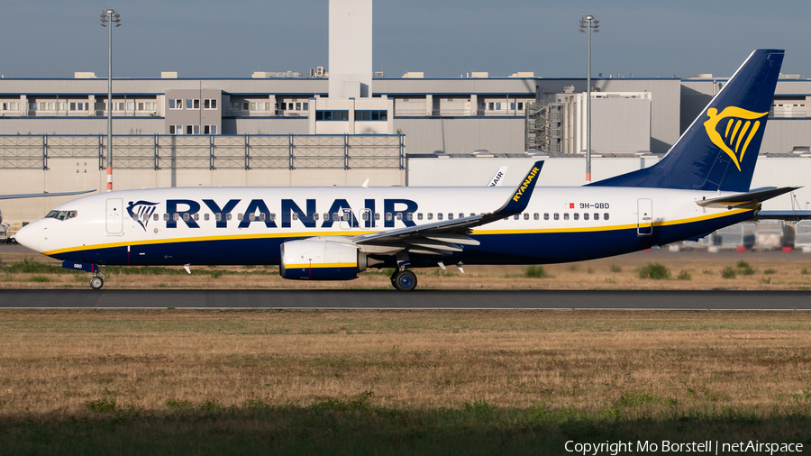 Malta Air (Ryanair) Boeing 737-8AS (9H-QBD) | Photo 532032