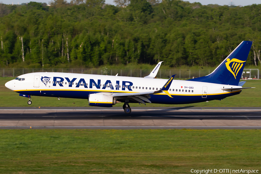 Malta Air (Ryanair) Boeing 737-8AS (9H-QBD) | Photo 678446
