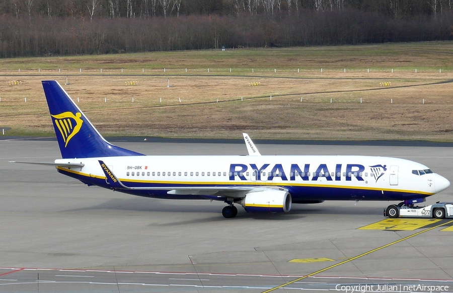 Malta Air (Ryanair) Boeing 737-8AS (9H-QBK) | Photo 438906