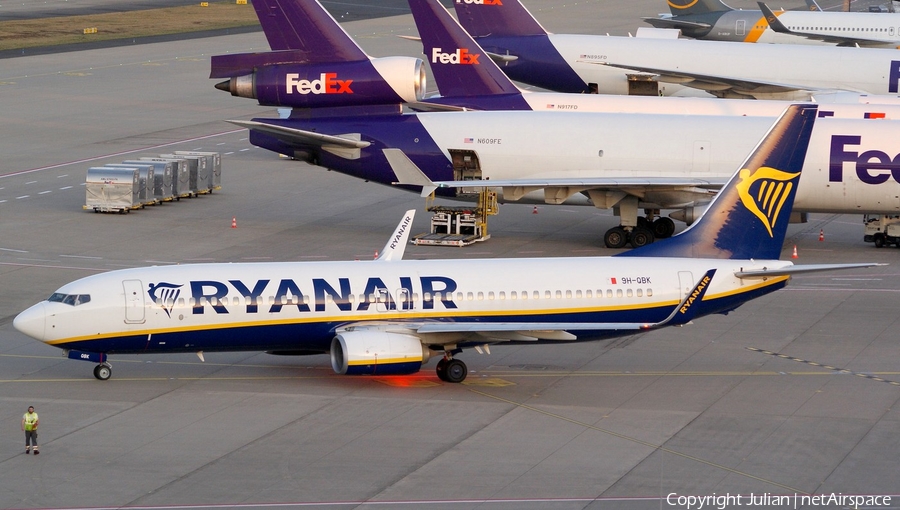 Malta Air (Ryanair) Boeing 737-8AS (9H-QBK) | Photo 439392