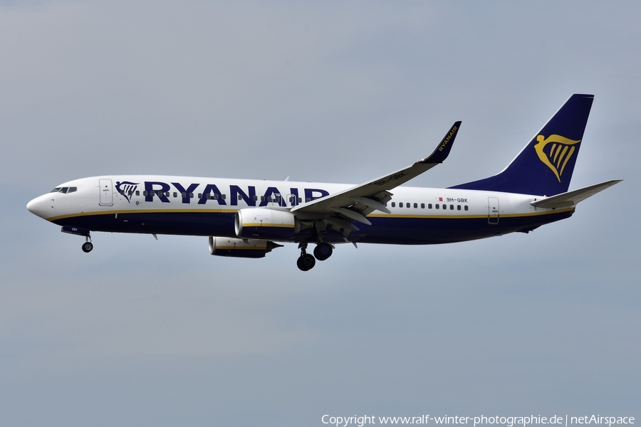 Malta Air (Ryanair) Boeing 737-8AS (9H-QBK) | Photo 532920