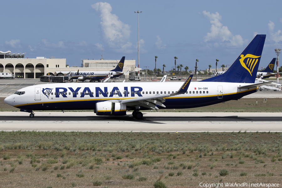 Malta Air (Ryanair) Boeing 737-8AS (9H-QBK) | Photo 593430