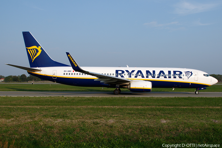 Malta Air (Ryanair) Boeing 737-8AS (9H-QBK) | Photo 479063