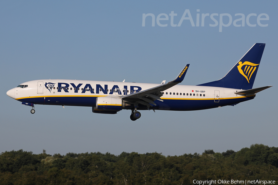 Malta Air (Ryanair) Boeing 737-8AS (9H-QBP) | Photo 522192