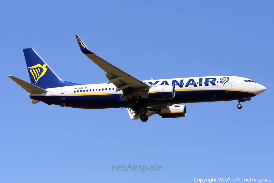 Malta Air (Ryanair) Boeing 737-8AS (9H-QBS) | Photo 516599