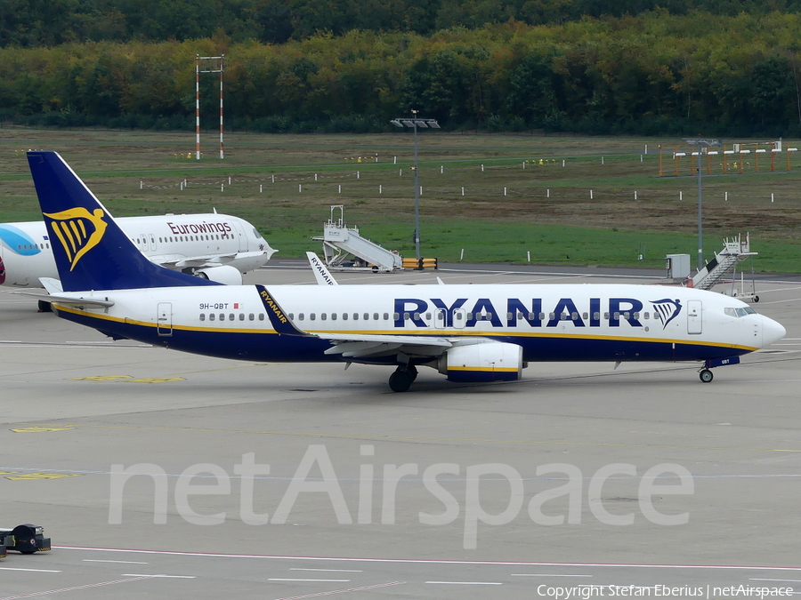 Malta Air (Ryanair) Boeing 737-8AS (9H-QBT) | Photo 529942