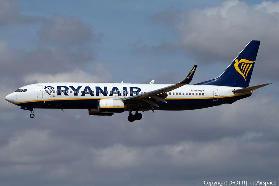 Malta Air (Ryanair) Boeing 737-8AS (9H-QBV) | Photo 529700