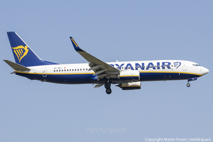 Malta Air (Ryanair) Boeing 737-8AS (9H-QBZ) | Photo 462925