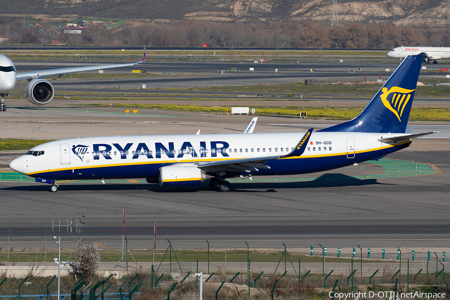 Malta Air (Ryanair) Boeing 737-8AS (9H-QDD) | Photo 375042