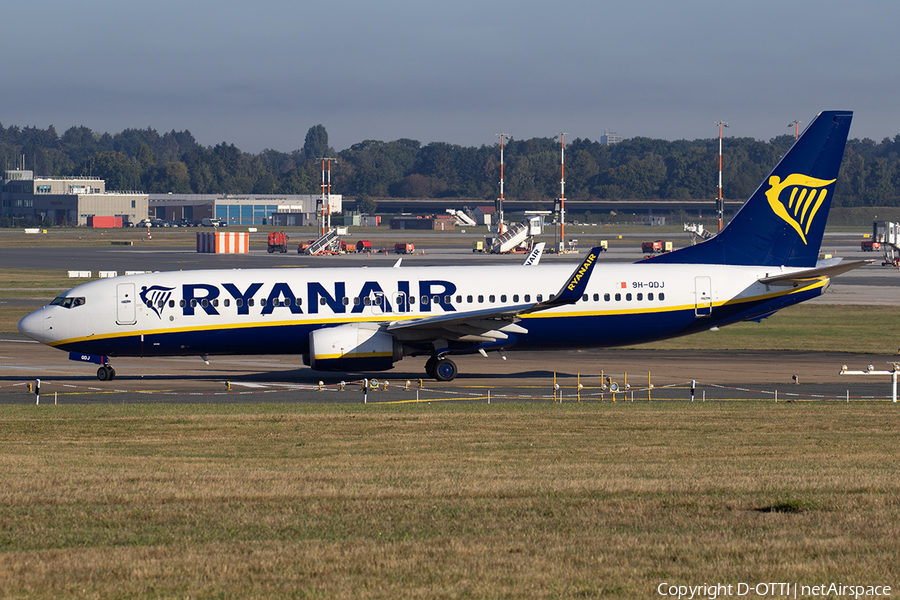 Malta Air (Ryanair) Boeing 737-8AS (9H-QDJ) | Photo 527276