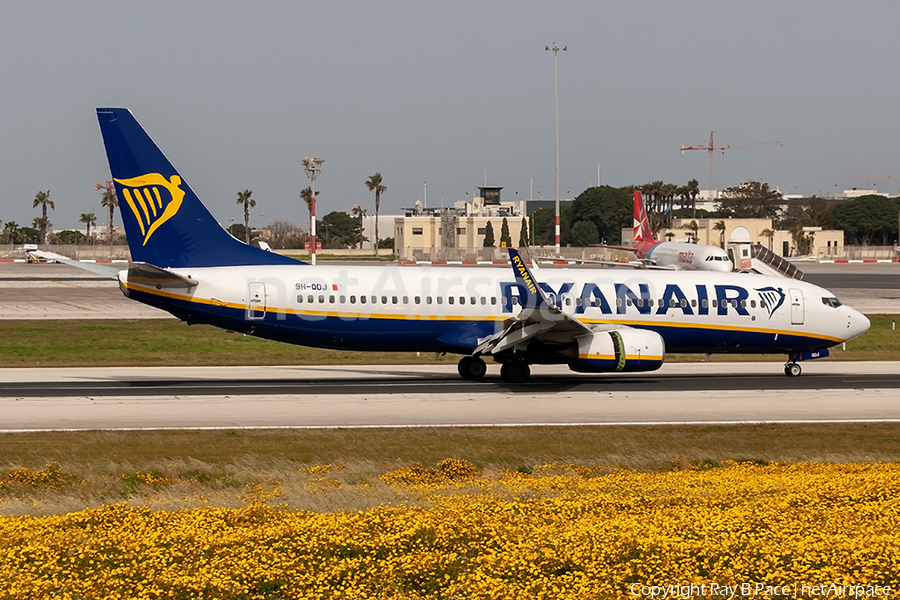 Malta Air (Ryanair) Boeing 737-8AS (9H-QDJ) | Photo 500812