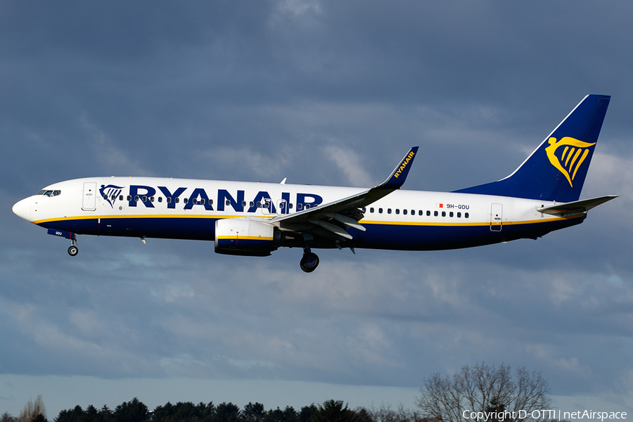 Malta Air (Ryanair) Boeing 737-8AS (9H-QDU) | Photo 481438