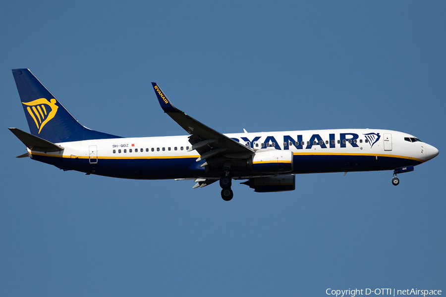 Malta Air (Ryanair) Boeing 737-8AS (9H-QDZ) | Photo 402837