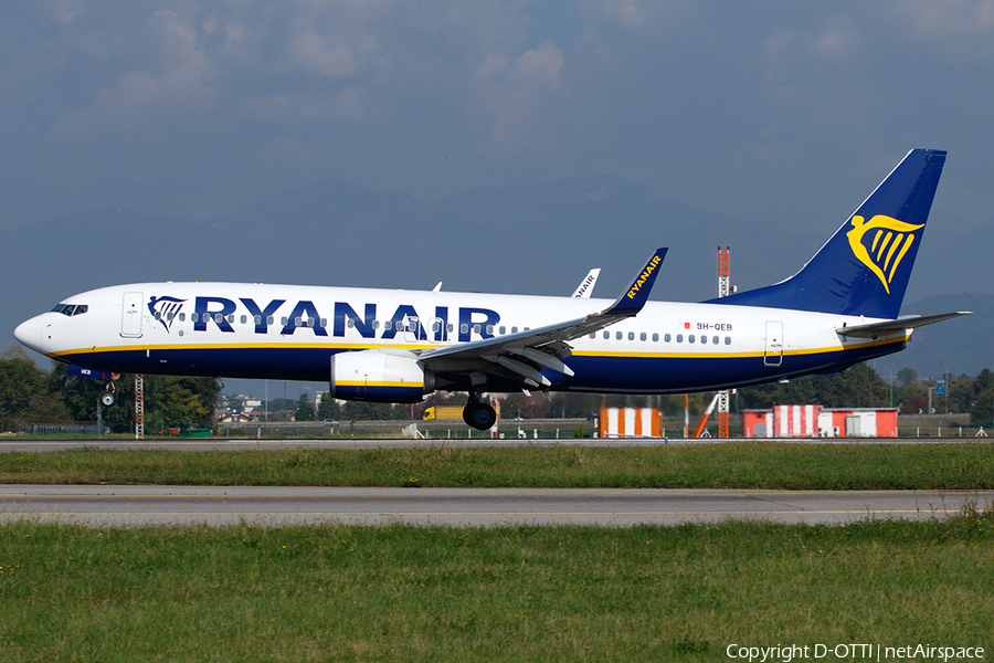 Malta Air (Ryanair) Boeing 737-8AS (9H-QEB) | Photo 480078