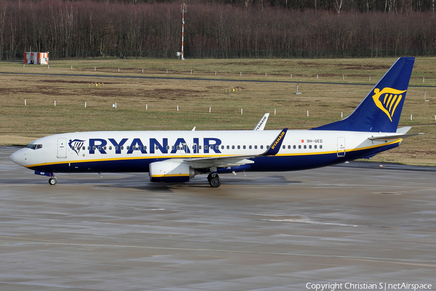 Malta Air (Ryanair) Boeing 737-8AS (9H-QED) | Photo 376396