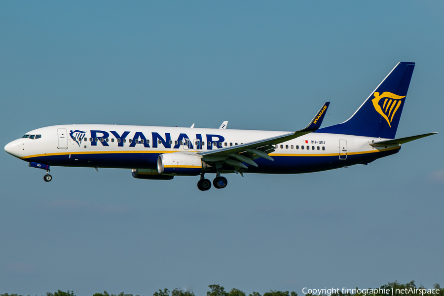 Malta Air (Ryanair) Boeing 737-8AS (9H-QEI) | Photo 452198