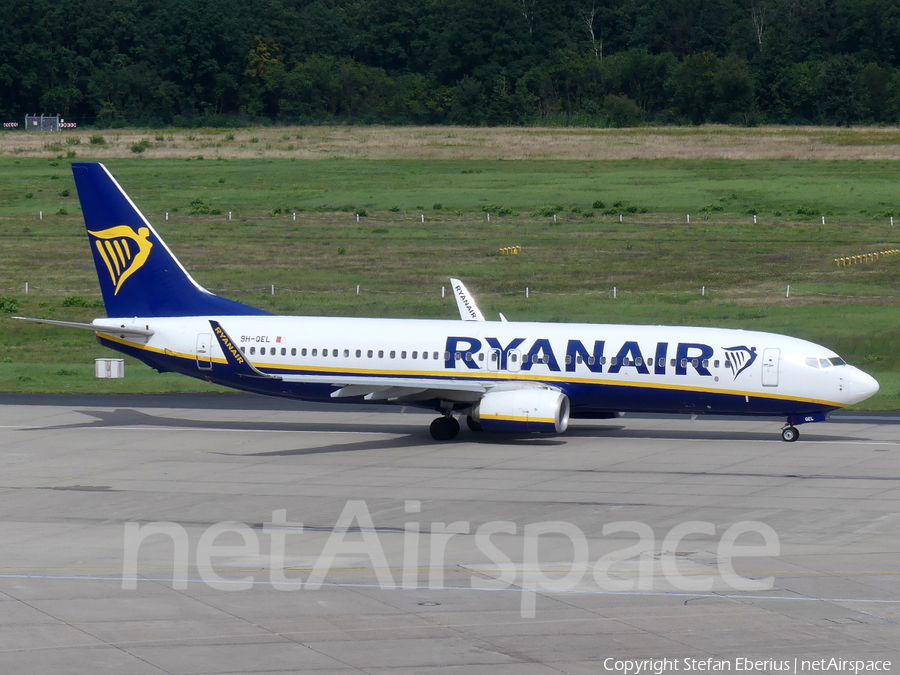 Malta Air (Ryanair) Boeing 737-8AS (9H-QEL) | Photo 468790