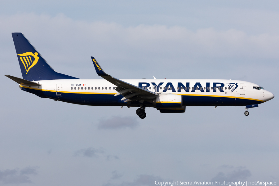 Malta Air (Ryanair) Boeing 737-8AS (9H-QEM) | Photo 502366