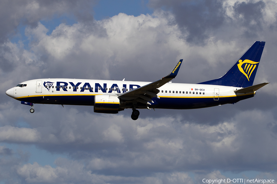 Malta Air (Ryanair) Boeing 737-8AS (9H-QEU) | Photo 534508