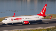 Corendon Airlines Europe Boeing 737-85R (9H-TJE) at  Corfu - International, Greece