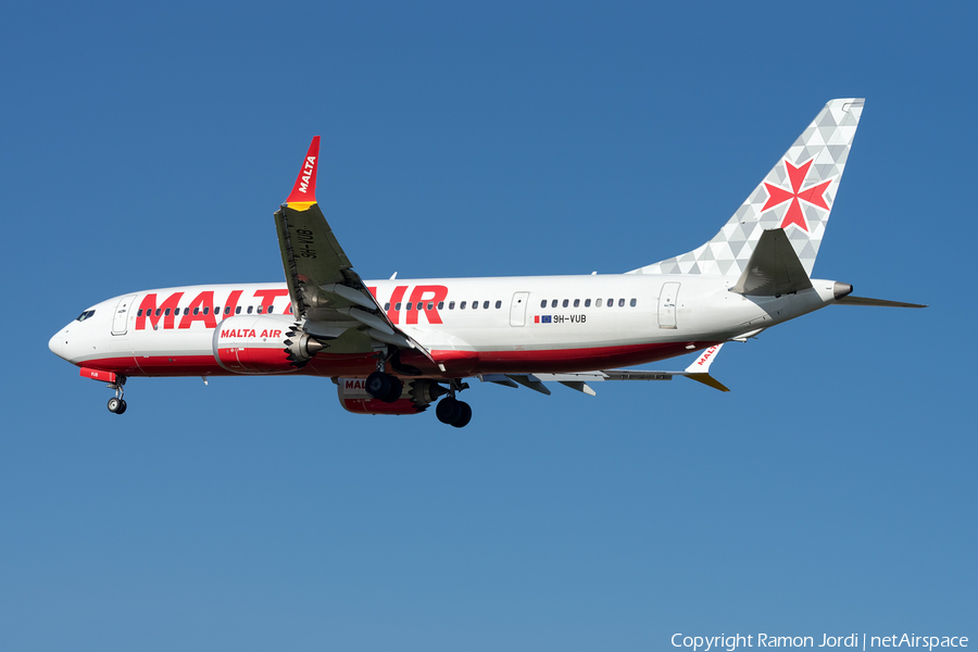 Malta Air Boeing 737-8-200 (9H-VUB) | Photo 489834