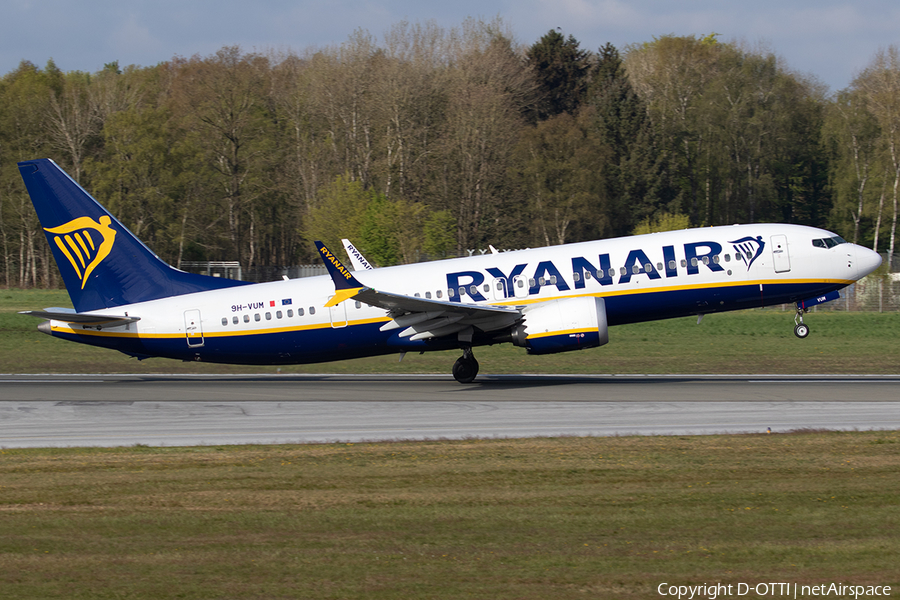 Malta Air (Ryanair) Boeing 737-8-200 (9H-VUM) | Photo 505891