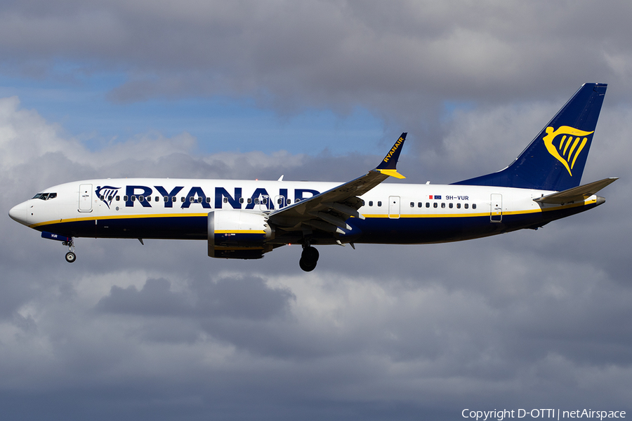 Malta Air (Ryanair) Boeing 737-8-200 (9H-VUR) | Photo 531537