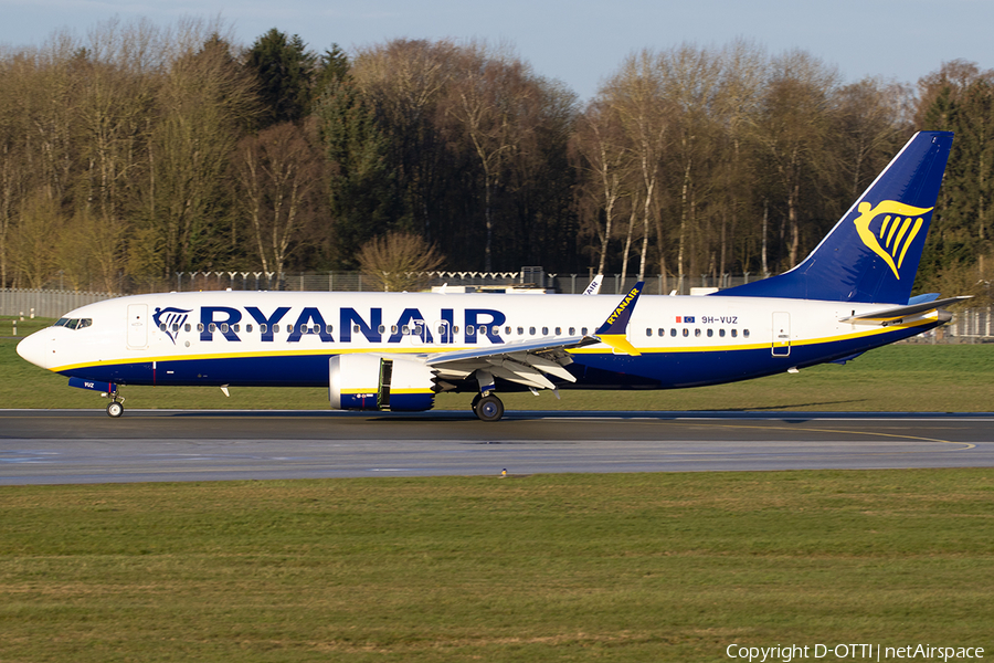 Malta Air (Ryanair) Boeing 737-8-200 (9H-VUZ) | Photo 563119