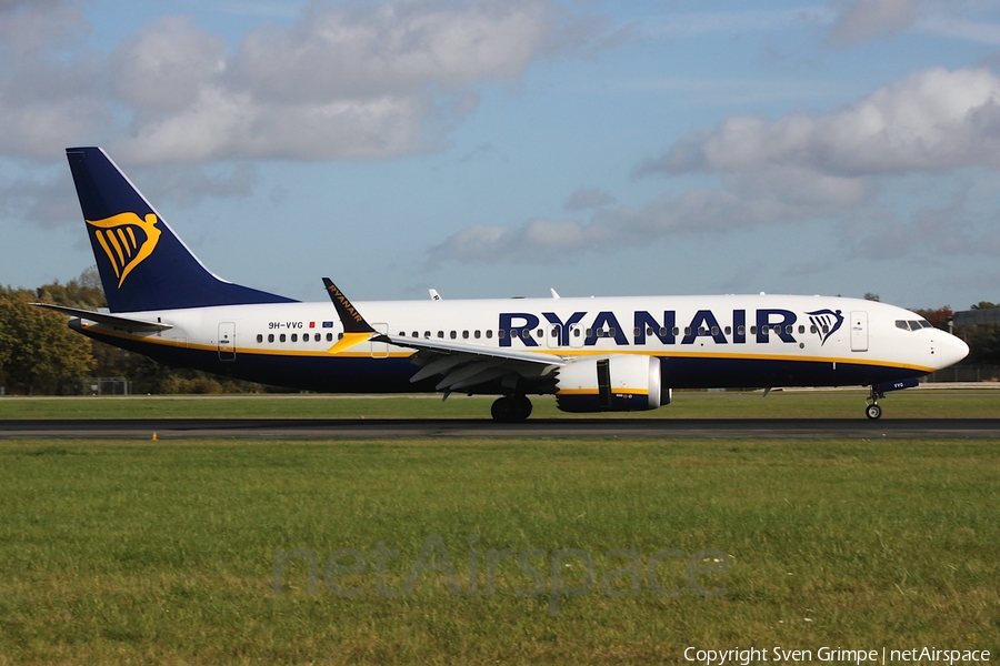 Malta Air (Ryanair) Boeing 737-8-200 (9H-VVG) | Photo 598484