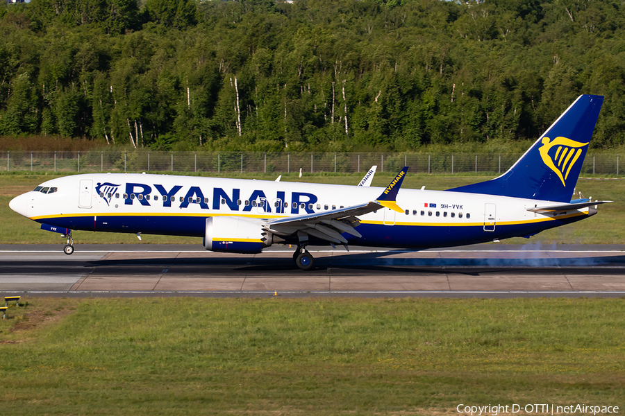 Malta Air (Ryanair) Boeing 737-8-200 (9H-VVK) | Photo 680001