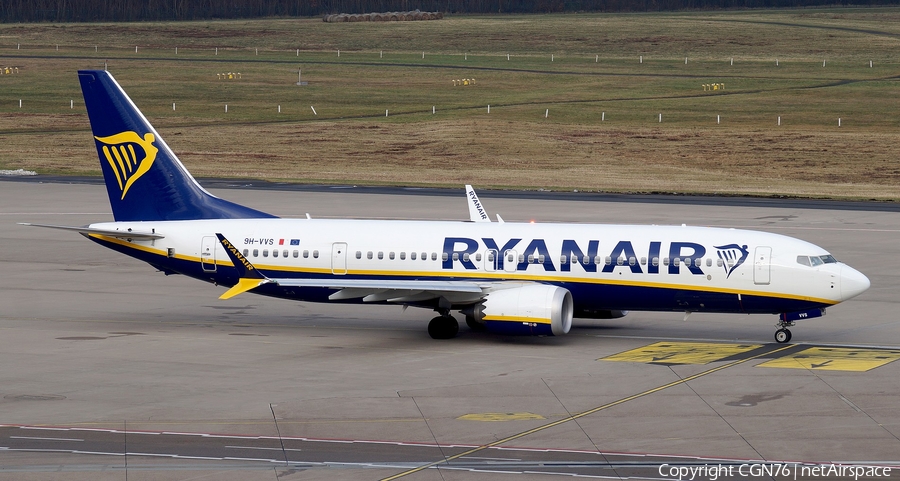 Malta Air (Ryanair) Boeing 737-8-200 (9H-VVS) | Photo 660894