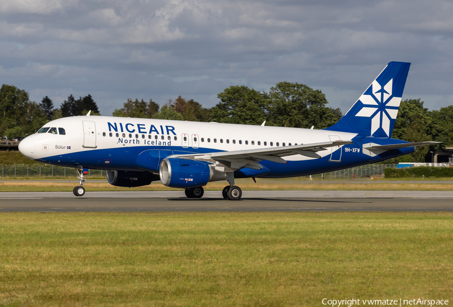 Nice Air Airbus A319-112 (9H-XFW) | Photo 516519