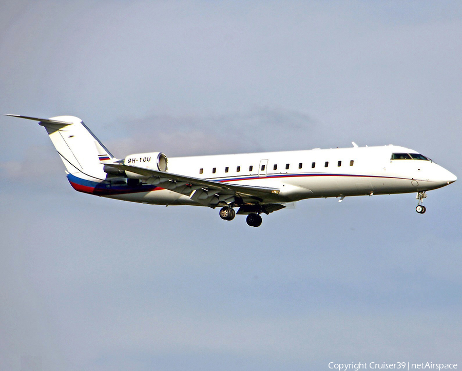 Air X Charter Bombardier CL-600-2B19 Challenger 850 (9H-YOU) | Photo 232512