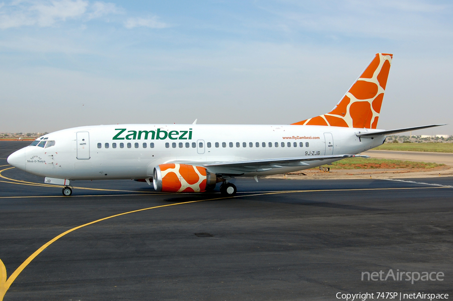 Zambezi Airlines Boeing 737-5Y0 (9J-ZJB) | Photo 38368