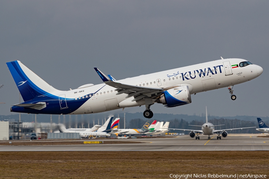 Kuwait Airways Airbus A320-251N (9K-AKO) | Photo 665068
