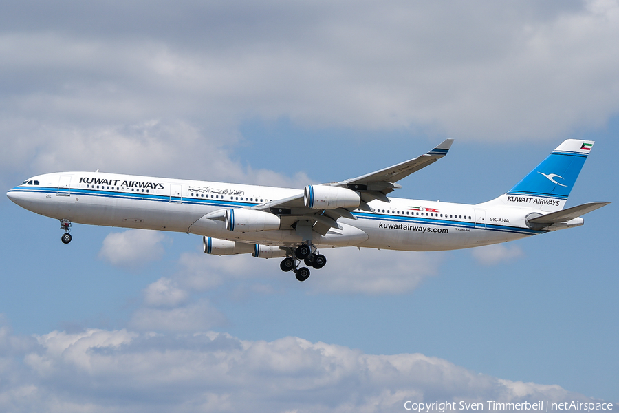 Kuwait Airways Airbus A340-313 (9K-ANA) | Photo 102296