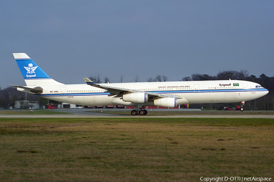 Saudi Arabian Airlines Airbus A340-313 (9K-ANC) | Photo 392765