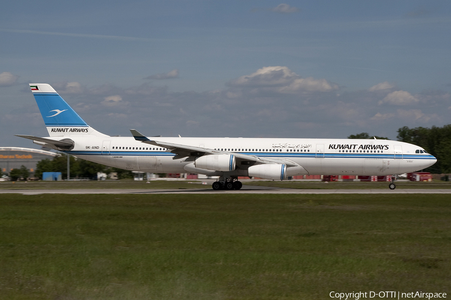 Kuwait Airways Airbus A340-313 (9K-AND) | Photo 291126