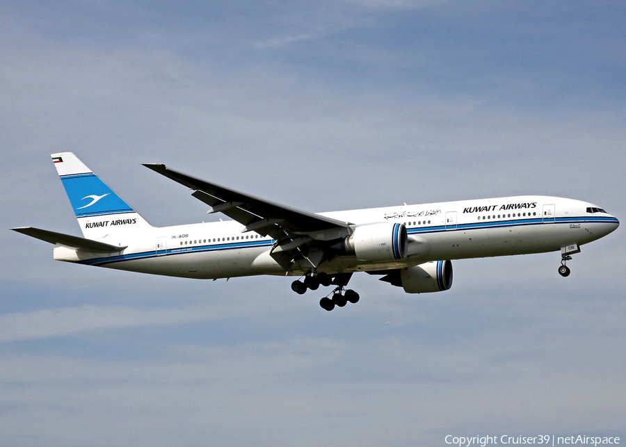 Kuwait Airways Boeing 777-269(ER) (9K-AOB) | Photo 156690