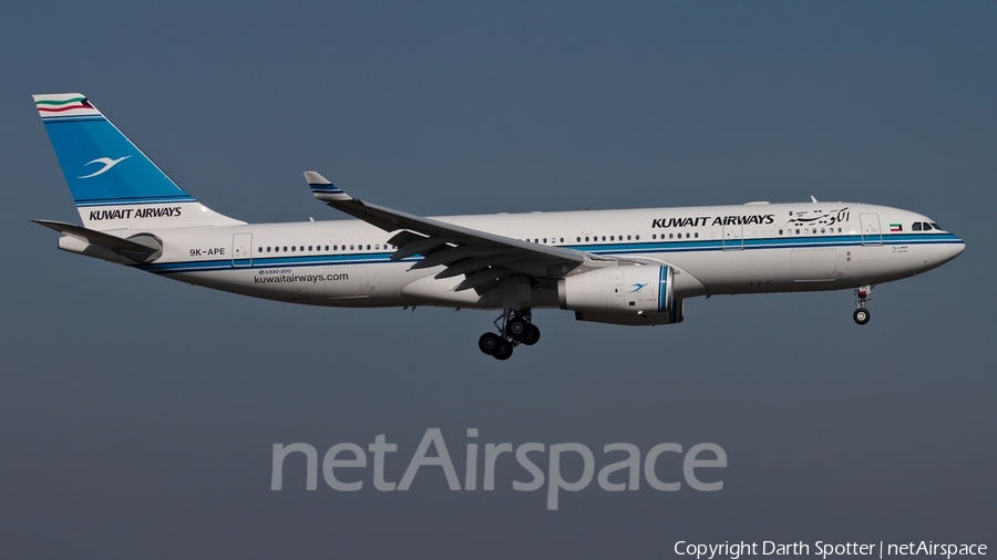 Kuwait Airways Airbus A330-243 (9K-APE) | Photo 182716