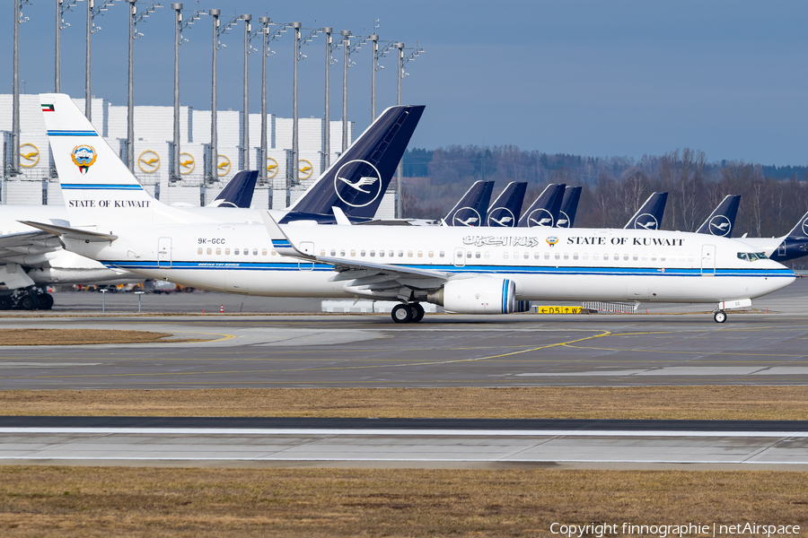 Kuwaiti Government Boeing 737-9BQ(ER) BBJ3 (9K-GCC) | Photo 554148
