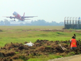 AirAsia Airbus A320-216 (9M-AHS) at  Banda Aceh - Sultan Iskandar Muda International, Indonesia