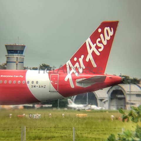 AirAsia Airbus A320-216 (9M-AHZ) at  Balikpapan Sepinggan - International, Indonesia