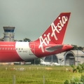 AirAsia Airbus A320-216 (9M-AHZ) at  Balikpapan Sepinggan - International, Indonesia