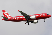 AirAsia Airbus A320-216 (9M-AQF) at  Singapore - Changi, Singapore