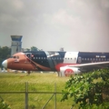 AirAsia Airbus A320-216 (9M-AQM) at  Balikpapan Sepinggan - International, Indonesia
