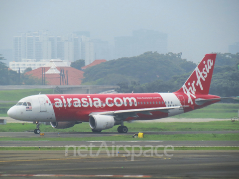 AirAsia Airbus A320-216 (9M-AQS) at  Jakarta - Soekarno-Hatta International, Indonesia