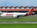Malindo Air Boeing 737-8GP (9M-LCM) at  Jakarta - Soekarno-Hatta International, Indonesia